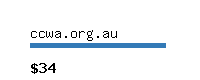 ccwa.org.au Website value calculator