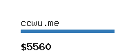 ccwu.me Website value calculator