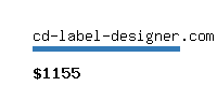 cd-label-designer.com Website value calculator