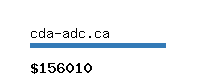 cda-adc.ca Website value calculator