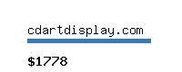 cdartdisplay.com Website value calculator