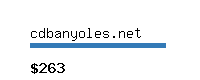 cdbanyoles.net Website value calculator