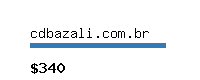 cdbazali.com.br Website value calculator