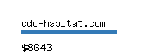 cdc-habitat.com Website value calculator