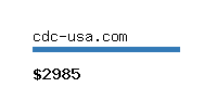 cdc-usa.com Website value calculator