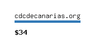 cdcdecanarias.org Website value calculator