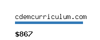 cdemcurriculum.com Website value calculator