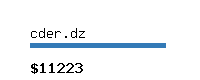 cder.dz Website value calculator