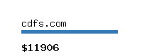 cdfs.com Website value calculator