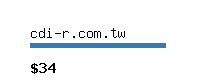 cdi-r.com.tw Website value calculator