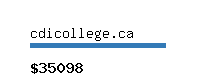 cdicollege.ca Website value calculator