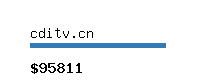 cditv.cn Website value calculator