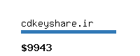 cdkeyshare.ir Website value calculator