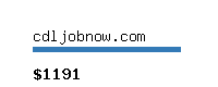 cdljobnow.com Website value calculator