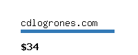 cdlogrones.com Website value calculator