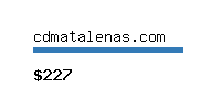 cdmatalenas.com Website value calculator