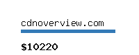 cdnoverview.com Website value calculator