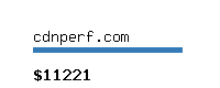 cdnperf.com Website value calculator