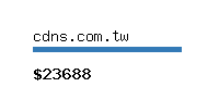 cdns.com.tw Website value calculator