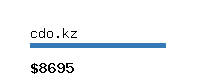 cdo.kz Website value calculator