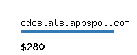 cdostats.appspot.com Website value calculator