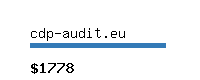 cdp-audit.eu Website value calculator