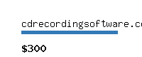 cdrecordingsoftware.com Website value calculator