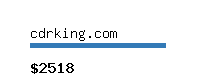 cdrking.com Website value calculator