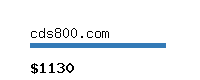 cds800.com Website value calculator