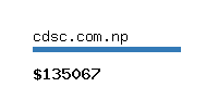 cdsc.com.np Website value calculator