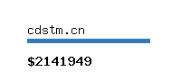 cdstm.cn Website value calculator