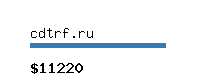 cdtrf.ru Website value calculator