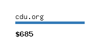 cdu.org Website value calculator