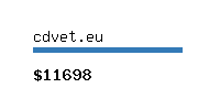 cdvet.eu Website value calculator