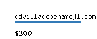 cdvilladebenameji.com Website value calculator