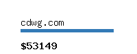 cdwg.com Website value calculator