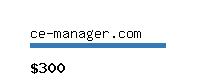 ce-manager.com Website value calculator