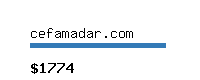 cefamadar.com Website value calculator