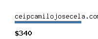 ceipcamilojosecela.com Website value calculator