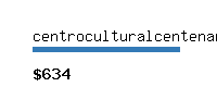 centroculturalcentenario.org Website value calculator