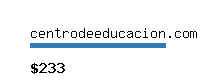 centrodeeducacion.com Website value calculator