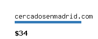 cercadosenmadrid.com Website value calculator