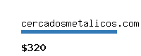 cercadosmetalicos.com Website value calculator