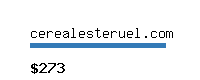 cerealesteruel.com Website value calculator