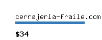 cerrajeria-fraile.com Website value calculator