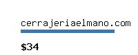 cerrajeriaelmano.com Website value calculator