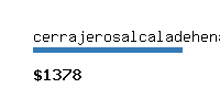 cerrajerosalcaladehenares.com Website value calculator