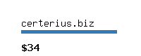 certerius.biz Website value calculator