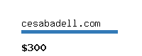 cesabadell.com Website value calculator