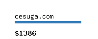 cesuga.com Website value calculator